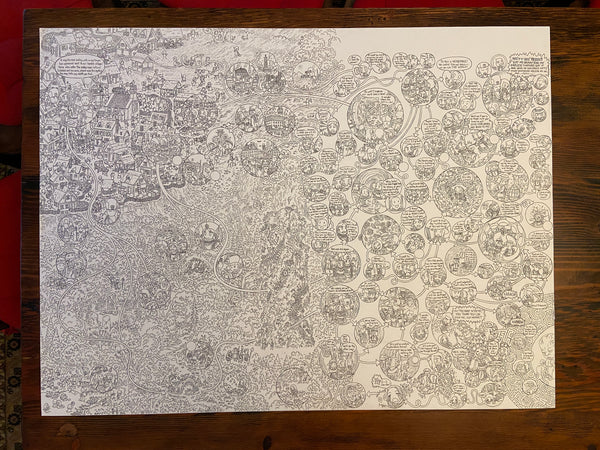 The Monolith From Beyond Space and Time Original Art