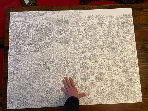 The Monolith From Beyond Space and Time Original Art