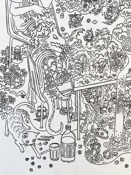 Tabletop RPG Love (Original llustration)