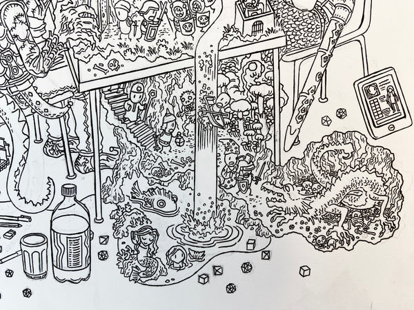 Tabletop RPG Love (Original llustration)