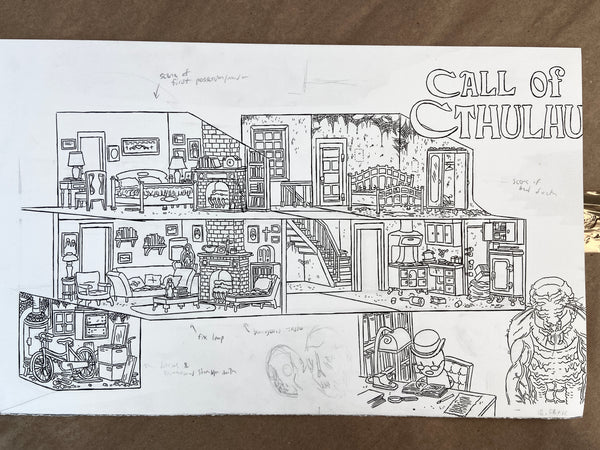 The Haunting (Call of Cthulhu) Original Art