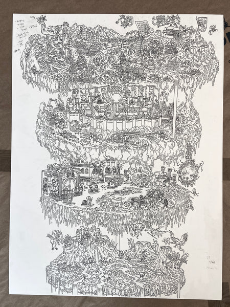 Nine Hells (Descent into Avernus) Original Art