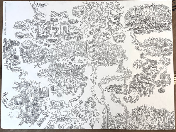 Out of the Abyss Original Art