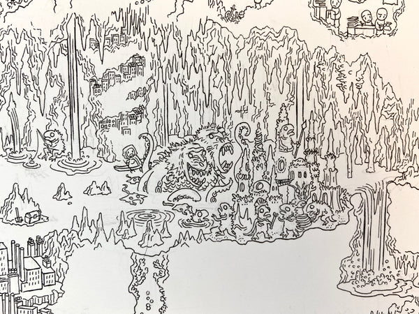 Out of the Abyss Original Art