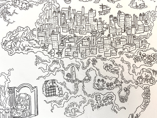 Out of the Abyss Original Art