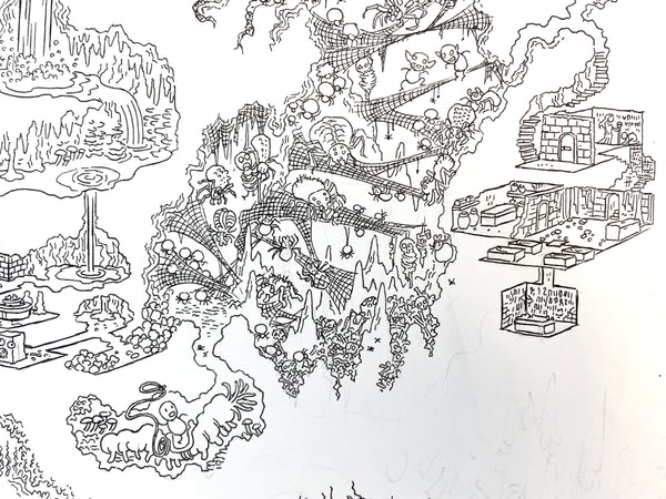 Out of the Abyss Original Art