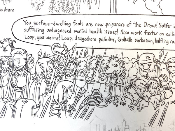 Out of the Abyss Original Art