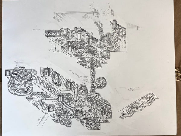 Hidden Shrine of Tamoachan Original Art