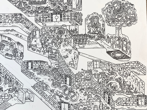 Hidden Shrine of Tamoachan Original Art