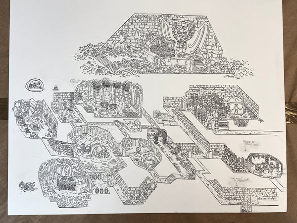 Hidden Shrine of Tamoachan Original Art