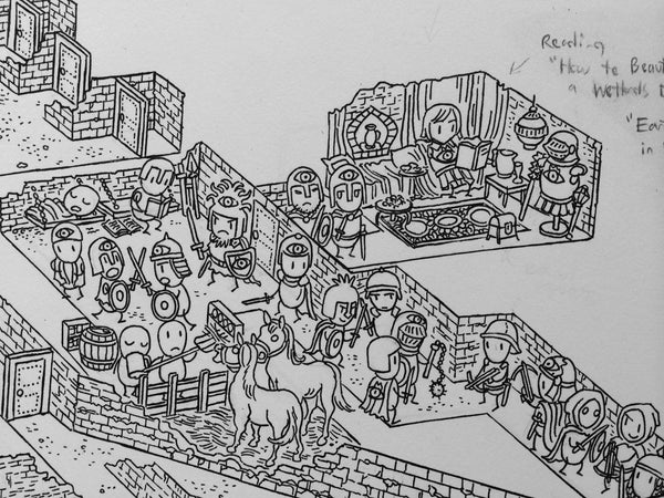 Village of Hommlet Original Art